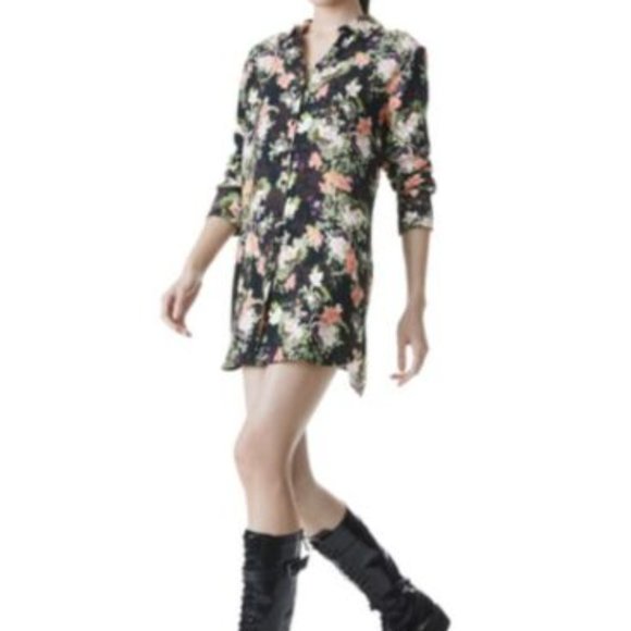 Alice + Olivia Hallie Shirt Dress - Size Medium - Picture 2 of 9